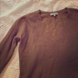 Madewell v-neck sweater